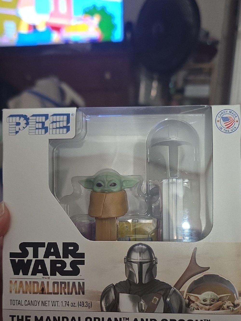 PEZ Star Wars The Mandalorian Grogu Candy Dispenser - Green